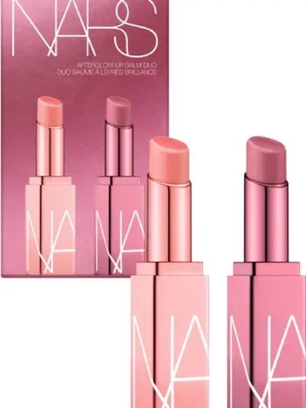 NARS Nars Mini Afterglow Lip Balm Duo Set - Orgasm & Dolce Vita